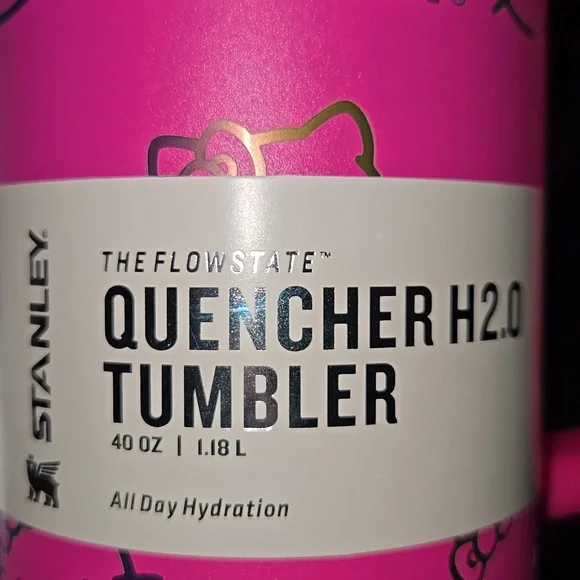 Stanley Hello Kitty Pink 40 Oz Stainless Quencher Tumbler with Handle - Picture 4 of 6